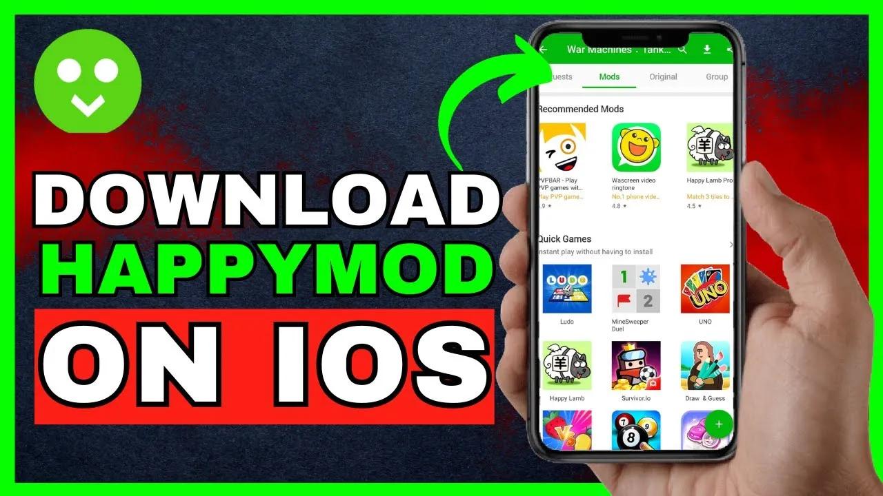 download happymod on ios