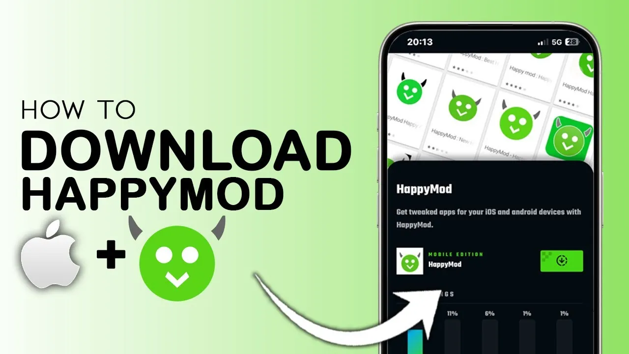 how to download happymod on ios